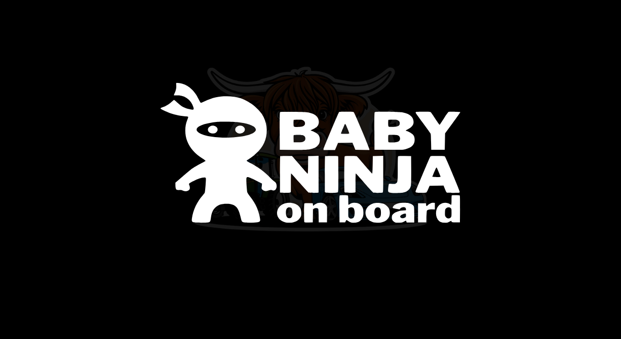 Ninja Baby sticker