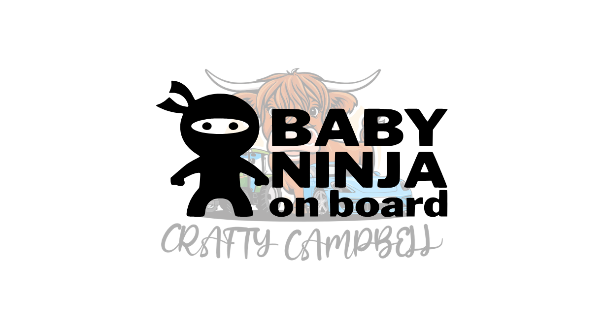 Ninja Baby sticker