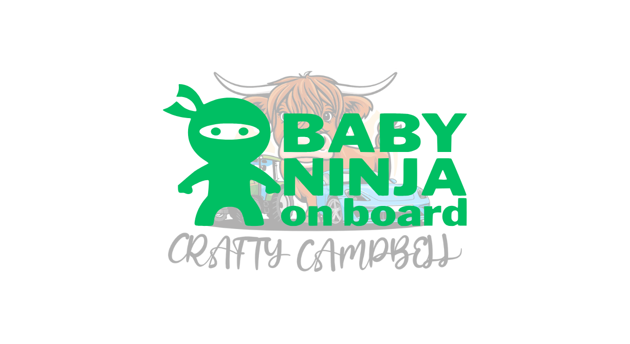 Ninja Baby sticker