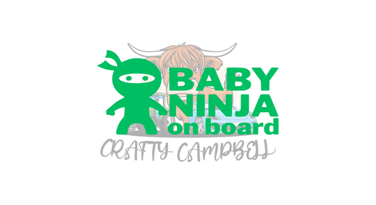 Ninja Baby sticker