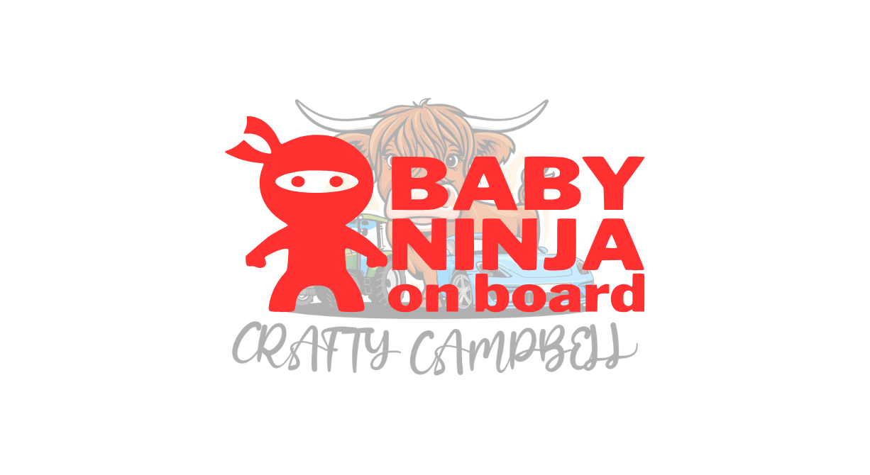 Ninja Baby sticker