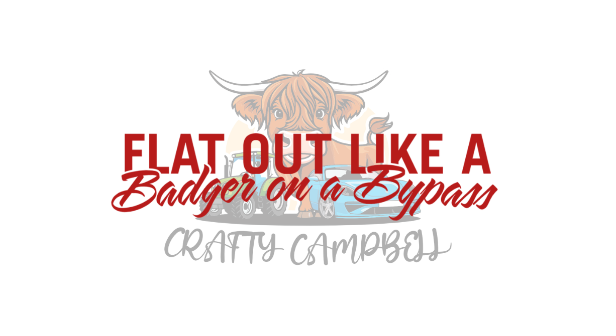 Flat Out Like A Badger Sticker