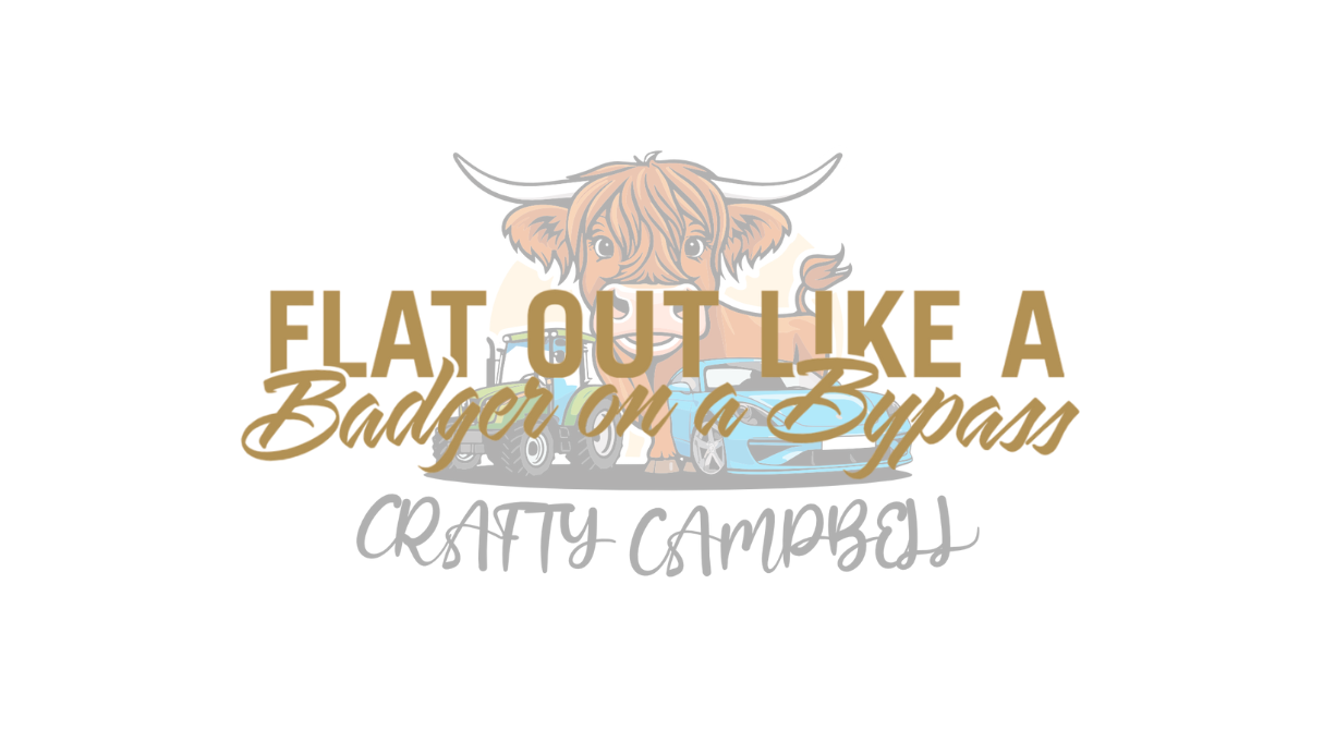 Flat Out Like A Badger Sticker