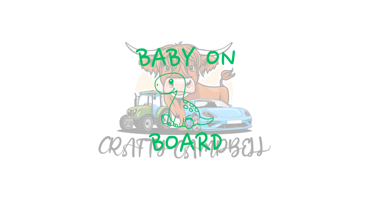 Baby on Board Dino