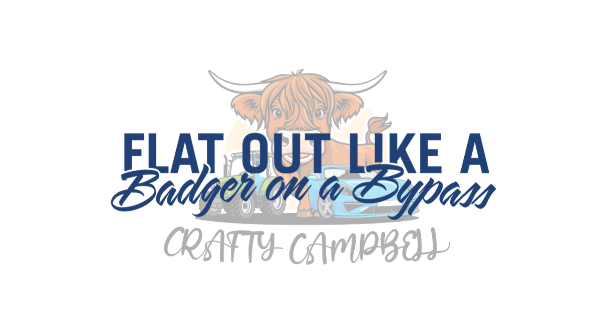 Flat Out Like A Badger Sticker